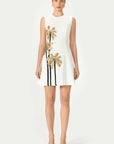 Tazia Crepe Mini Dress