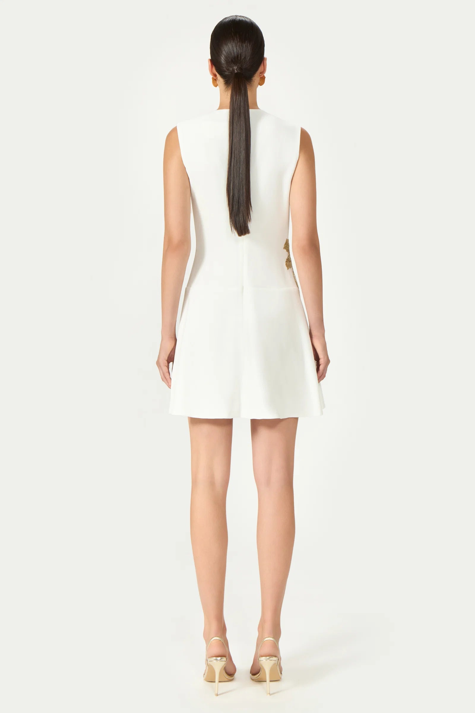 Tazia Crepe Mini Dress