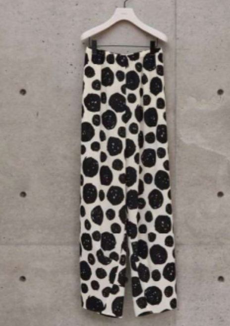 Dot print pant