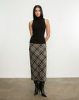 Easy Plaid Bias Skirt