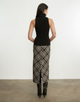 Easy Plaid Bias Skirt