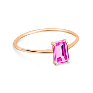 Bague Topaze Rose Ring