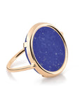 Lapis Disc Ring