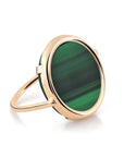 Malachite Disc Ring