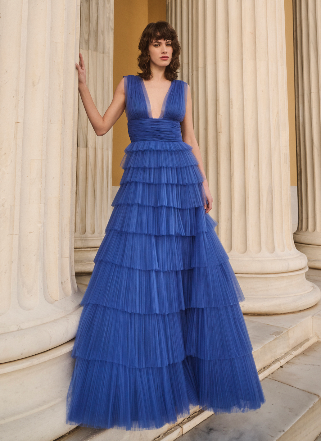 Plisse French Tulle