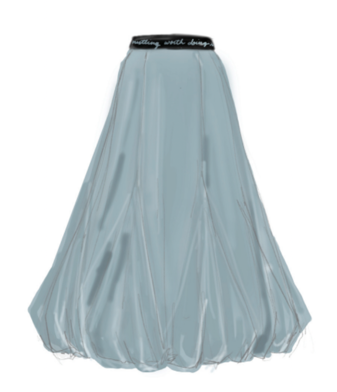 Maxi Bubble Skirt