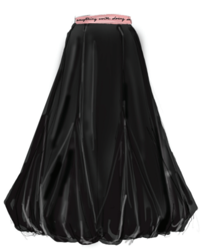 Maxi Bubble Skirt