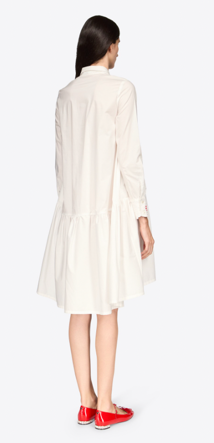 Shirt Dress Ruffle Skirt