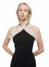 Load image into Gallery viewer, Mini Dress Hat Neck Ruffles