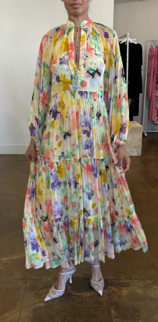 Eden Cascade Floral Dress