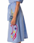 Short Sleeve Striped Dress