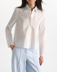 Poplin Power Blouse