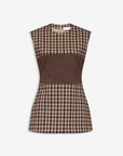 Mona Checker Top