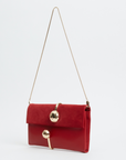 Amaya Suede Clutch