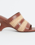 Shadow Mule Rafia Sandal