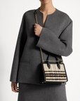 Mini Tote Boucle Tartan