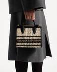 Mini Tote Boucle Tartan