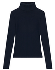Long-Sleeve Ribbed Turtleneck