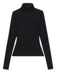 Long-Sleeve Ribbed Turtleneck