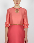 Color Block Embellished Kaftan