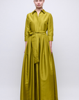 Julip Short-Sleeve Belted Gown