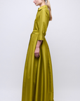 Julip Short-Sleeve Belted Gown