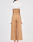 Kallin Cropped Wide Leg Pant