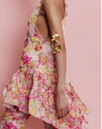 Genevieves Ruffled Parterre Mini Dress