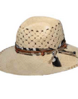 Open Weave Panama Hat Long Brim