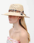 Open Weave Panama Hat Long Brim
