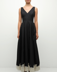 Mira S/L Structured Midi Dress