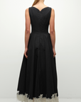 Mira S/L Structured Midi Dress