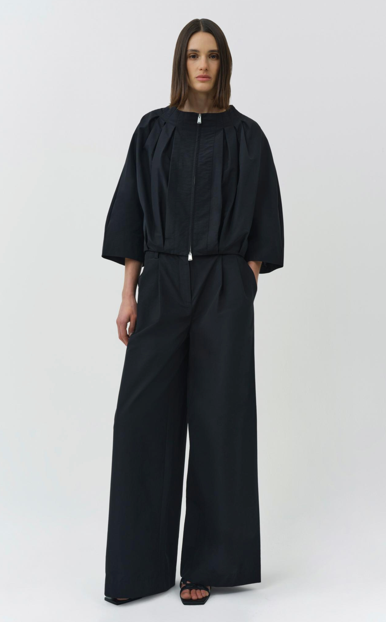 Leroy Pleated Wide Leg Pant