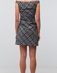 Wells Off shoulder mini dress