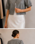 Leather Sweater Crystal