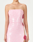 Harlee Sequin Strapless Dress