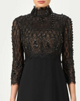 Brona Hand Beaded Lace Gown