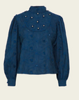 JOHANA NAVY BLUE SHIRT