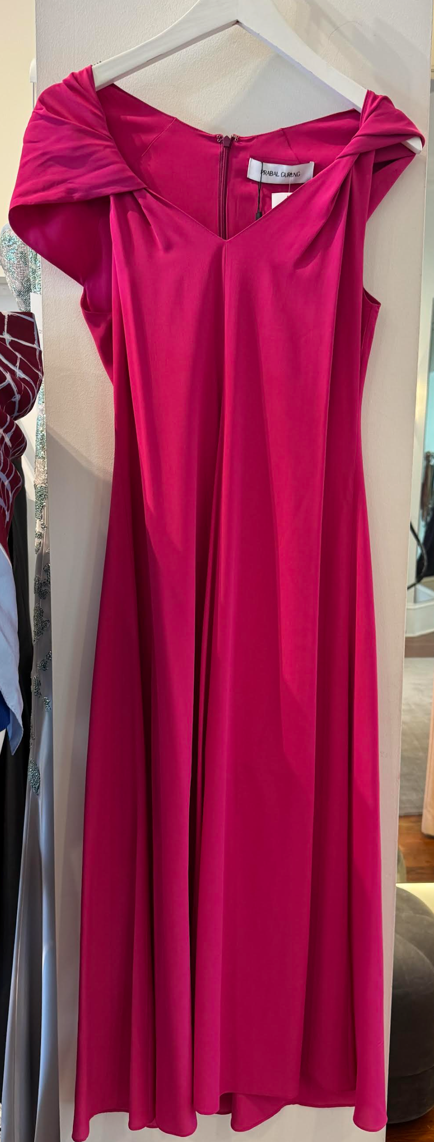 Twist Cap Sleeve Dress