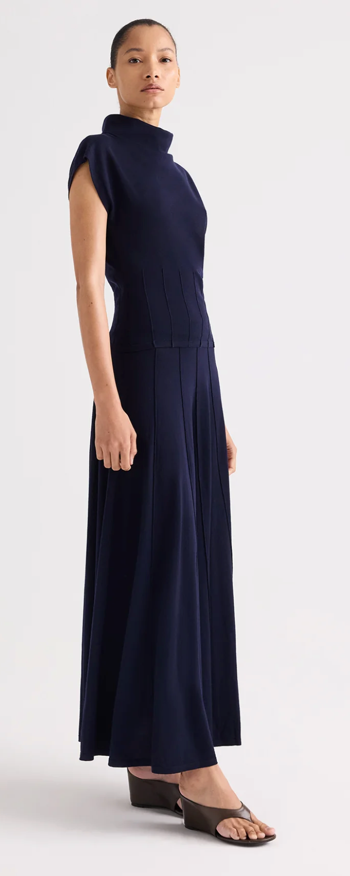 Seamed Maxi Skirt