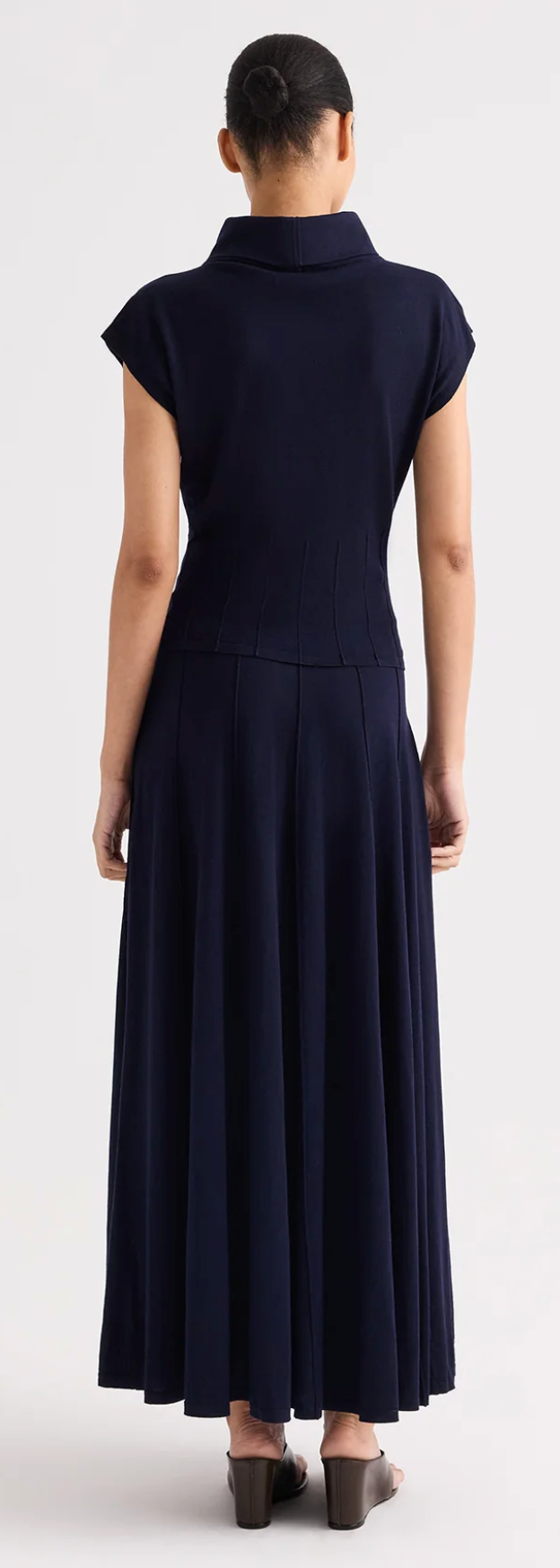 Seamed Maxi Skirt
