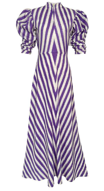 Purple illusion dress