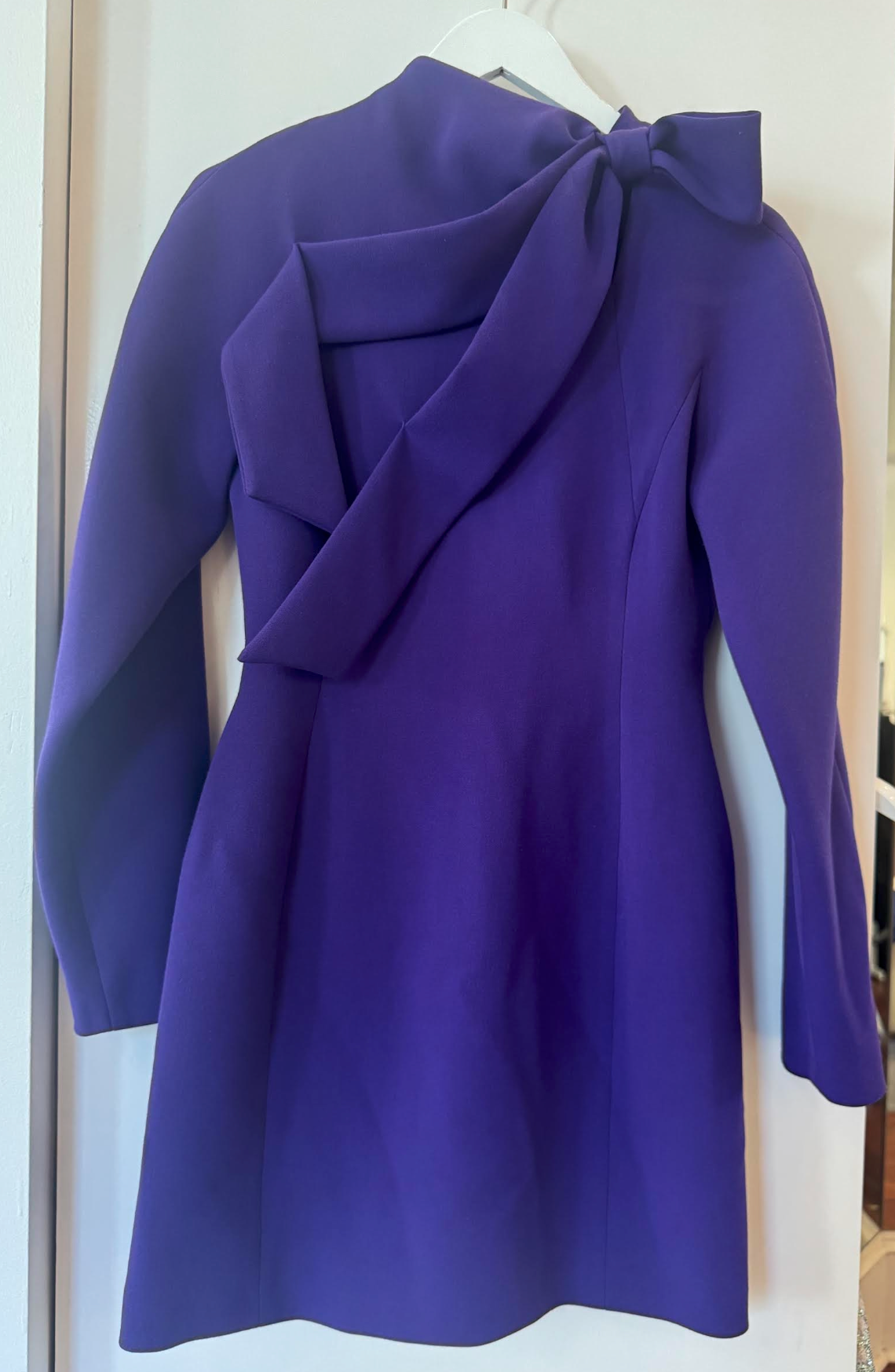 Abito Dress with Bow Ultra Violette