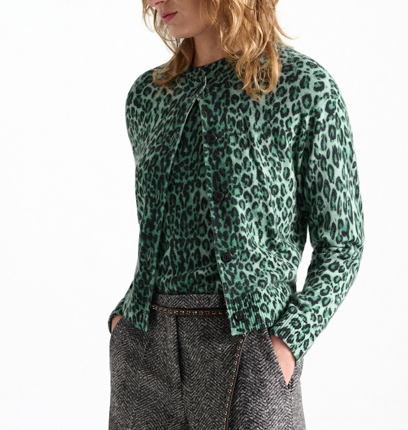 Leopard Statements Cardigan