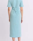 Wrap Short Skv Midi Shirtdress