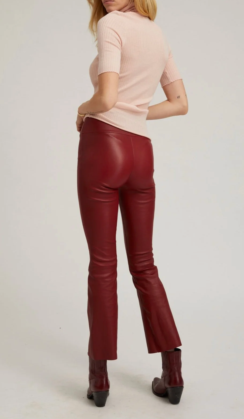 Crop Flare Legging (Available in Three Colors)