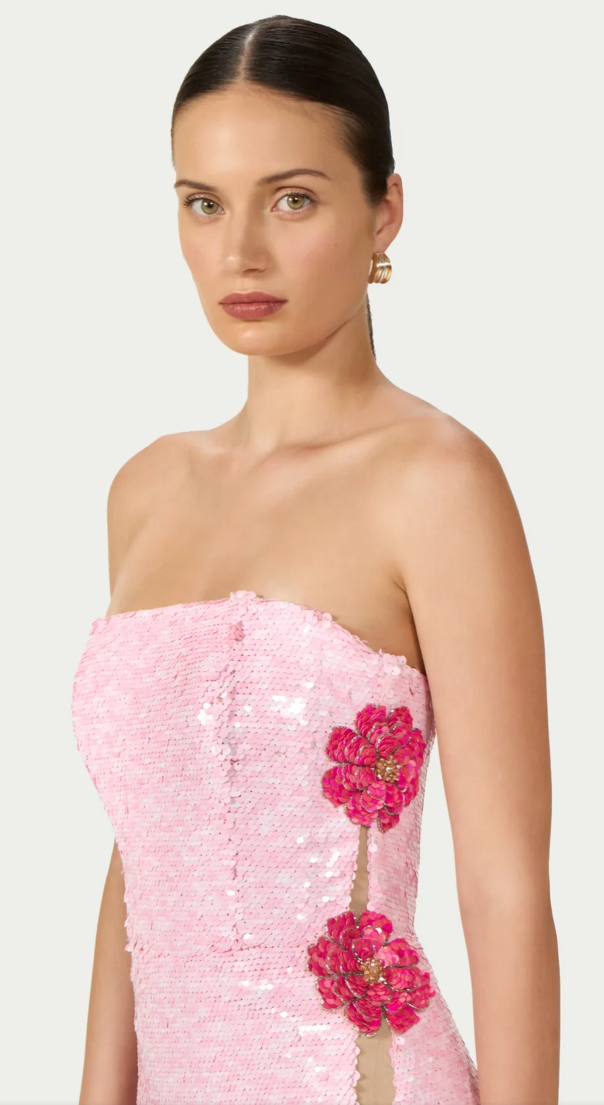 Harlee Sequin Strapless Dress