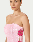 Harlee Sequin Strapless Dress