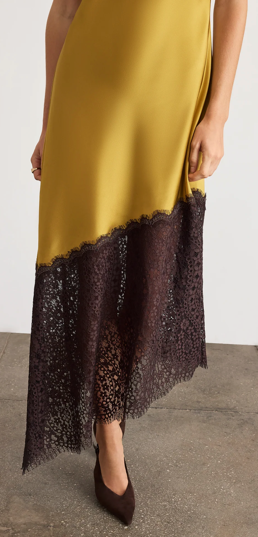 Violeta Lace Combo Dress