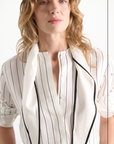 Stripes with a Twist Blouse